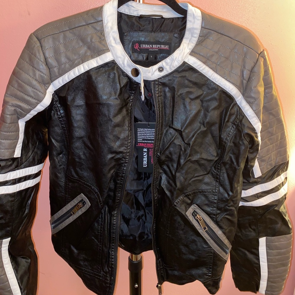 Faux Leather Jacket!